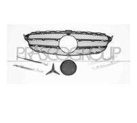 Griglia Radiatore, Modanatura Argento E Profili Cromati, Sup. Emblema C Class