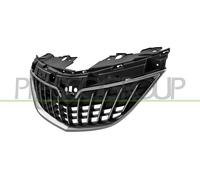 GRIGLIA RADIATORE-NERA-CON MODANATURA CROMATA MOD. 21 - LANCIA - YPSILON - Mod.