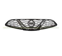 Griglia Radiatore Nera Con Modanatura Cromata Per Nissan Micra K13 Dal 2013-2017