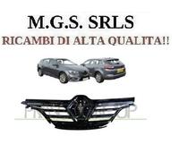 GRIGLIA RADIATORE NERA CON MODANATURA CROMATA PER RENAULT MEGANE IV 03/16-01/20