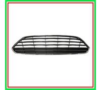 Griglia Radiatore Nera Con Modanature Cromate Per Ford Fiesta Mk Vi 2013-2017