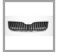 Griglia Radiatore Nera Con Modanature Cromate-Con Cornice Cromata Skoda Superb-(