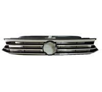 GRIGLIA RADIATORE NERA LUCIDA COMPLETA (FARI A LED) PER VOLKSWAGEN PASSAT 2014-