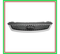 Griglia Radiatore Nera Lucida Con Cornice Primerizzata Ford Focus-(Anno 2005-200