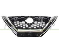 GRIGLIA RADIATORE-NERA-LUCIDA-CON MODANATURA CROMATA QASHQAI (J12) - Mod. 02/21