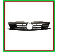 Griglia Radiatore Nera Lucida Con Modanatura Cromata Volkswagen Jetta (a6) 14/18