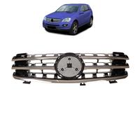Griglia Radiatore Nero Lucido + Cromo Adatto A per Mercedes ML W164 05-08