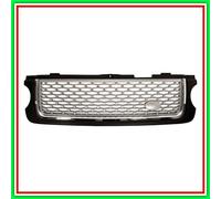 Griglia Radiatore Nera Lucida-Cromata-Argento - Mod Autobiography Black Land Rov