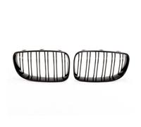 Griglia Radiatore Nero Lucido Fibbia Set Adatto A per BMW 1er E81 E82 E87