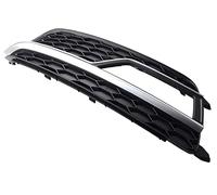 Griglia Radiatore Paraurti Anteriore Fendinebbia Lampada Griglia Copertura Rete Cellulare Chiusa Per A5 S5 2013-2016 Accessori Auto Griglia Anteriore Veicolo(Silver L)
