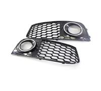 Griglia Radiatore Per A4 Per B8 2009-2012 1 Paio Di Griglie Per Fendinebbia Griglia Paraurti Anteriore Per Auto Maglie Copertura Per(Chrome)