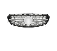 Griglia Radiatore Per Benz E W212 E300 E350 E400 2014-16 | Chrome Style Racing Griglia Anteriore Nero Lucido Per GTR Paraurti(Diamonds-Silver)