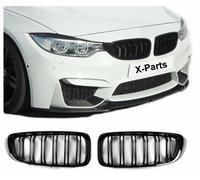 Griglia Radiatore Per BMW 4er F32 F33 F36 Nero Lucido Fibbia Performance
