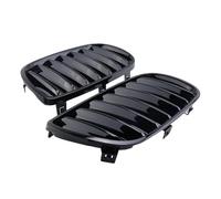 Griglia Radiatore Per BMW E83 X3 LCI Facelift 2007-2010 AT78-1Pair Griglia Anteriore Paraurti Rene Parti Componente Nero Lucido Griglia Parafango Anteriore