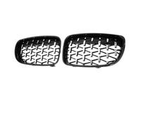 Griglia Radiatore Per BMW Per E81 Per E87 Per E82 Per E88 Per 128I Per 130I Per 135I Auto Paraurti Anteriore Rene Griglia Griglie Radiatore Sportive(Chrome Black)