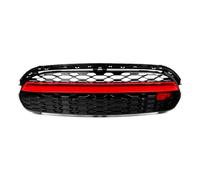 Griglia Radiatore Per BMW Per Mini Per Cooper F55 F56 F57 2014-2021 Griglie Anteriori Corsa Nero Lucido Rifiniture Rosse Griglia Maglie