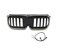 Griglia Radiatore Per BMW Per X1 Modelli 2023 U11 Griglia Luminosa Linea Singola Modificata Con Presa D'aria Nera Brillante Accessori Auto