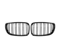 Griglia Radiatore Per BMW Serie 1 E81 E82 E87 E88 2007-2011 Griglia Paraurti Doppia Nera Opaca 2x Griglie Anteriori Racing Nere Lucide Griglia anteriore auto(Glossy Black)