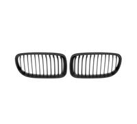 Griglia Radiatore Per BMW Serie 3 E90 E91 2009-2012 | Stile Linea Singola Nero Lucido Doppie Doghe Griglie Diamanti Paraurti Anteriore Griglia(Single-Matte Black)
