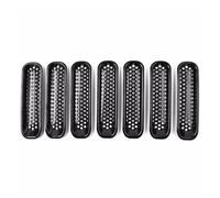 Griglia Radiatore Per Jeep Per Wrangler JK Inserti Griglia Anteriore E Cornice Copertura Fari Inserto 07-18 Griglia Per Paraurti Anteriore(Tipo B)