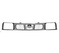 Griglia radiatore per king cab navara 1997 al 2001 grigio argento 623123S800