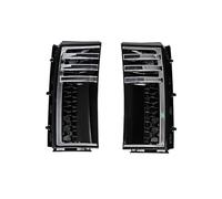 Griglia Radiatore Per Land Per Rover Per Range Per Vogue L322 2010-2012 Griglia Ventilazione Laterale Decorativa Paraurti Anteriore Griglia A Doppia Barra(Silver black A)