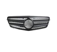 Griglia Radiatore Per Mercedes Per Benz Per Classe E Per W212 2010 2011 2012 2013 2014 2015 Griglia Auto Nera Argento Diamantata(10-13 BARS 36)