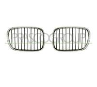 Mascherina griglia sinistra anteriore per bmw serie 5 e39 2000 al 2003 cromata