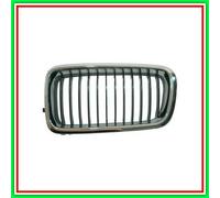 Griglia Radiatore Sinistra Cromata-Nera Bmw Serie 7-E38-(Anno 1998-2002)