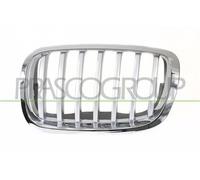 GRIGLIA RADIATORE SINISTRA-CROMATA/TITANIO X6 - E71 - Mod. 01/08 - 06/14