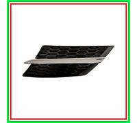 Griglia Radiatore Sinistra Nera Con Modanatura Cromata Toyota Rav 4-(Anno 2013-2