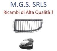 GRIGLIA RADIATORE SINISTRA SX NERA CON MODANATURA CROMATA BMW S3 (04/08)