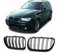 Griglia radiatore sportiva doppia barra Performance lucida adatta per BMW X3 E83