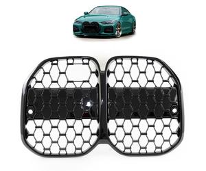 Griglia Radiatore Sportiva Nera Lucida Compatibile Con ACC Compatibile Con BM