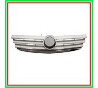 Griglia Radiatore Verniciata Argento Con Modanatura Cromata Mod Elegance Mercede