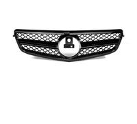 Griglia Radiatori Per Benz Per W204 2008-2014 C180 C200 C230 Argento Cromato C63 Stile Paraurti Anteriore Griglia Nera(A*M*G-Glossy Black)