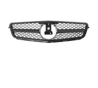 Griglia Radiatori Per Benz Per W204 2008-2014 C180 C200 C230 Argento Cromato C63 Stile Paraurti Anteriore Griglia Nera(A*M*G-Matte Black)