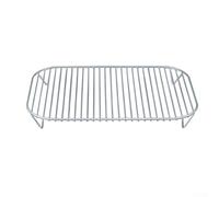 Griglia resistente a doppio strato, in acciaio inox, pieghevole, per pesce, carne, verdure, accessorio da cucina per campeggio e giardino (confezione singola)