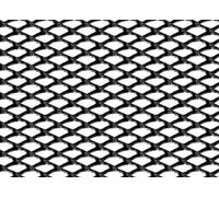 GRIGLIA RETE SPORTIVA NERA BLACK PARAURTI RACING 120x20