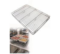 Griglia rialzata per carne in acciaio inox 201 con supporti | Ripiano drenante per maiale, manzo e pollo, cella frigo, macelleria e cucina pro(80x50x4cm)