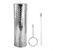 Griglia rotante per falò, diametro 22,9 cm/30,5 cm, opzioni con stent regolabili per un perfetto controllo del calore per cucinare all'aperto (XL)