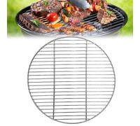 Griglia rotonda 22 cm/24 cm/26 cm/30 cm/35 cm/40 cm, in acciaio inox, griglia per barbecue a carbonella, griglia rotonda per campeggio, picnic, giardino (35 cm)