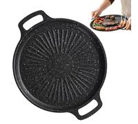Griglia rotonda - Griglia rivestimento antiaderente piano cottura | per cottura antiscottatura per grigliate indoor, bistecchiera perfetta verdure e carne, ideale feste in spiaggia, barbecue