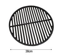 Griglia rotonda in ghisa con più misure per barbecue uso carbone e gas