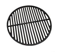 Griglia rotonda in ghisa per barbecue a carbonella e a gas, 30-45,7 cm, superficie di cottura nera per barbecue, bistecca e pesce, ricambio durevole per cucina all'aperto, 1 pezzo (griglia da 25 cm)