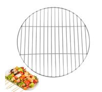 Griglia rotonda per barbecue, in acciaio inox, di ricambio, resistente, per barbecue all'aperto, compatibile con affumicatori, pellet e griglie a carbone