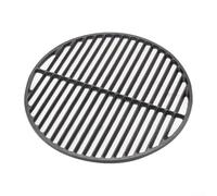 Griglia rotonda per barbecue in ghisa, resistente, adatta per griglie a carbone, rete e griglia per barbecue nera, accessorio robusto per barbecue all'aperto (25 cm)