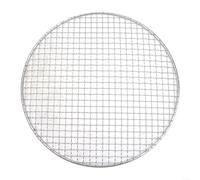Griglia rotonda per barbecue, rete rotonda in acciaio inox, multiuso, griglia per barbecue a croce (35 cm)