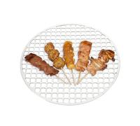 Griglia Rotonda Per Braciere, Griglia Barbecue Acciaio Inossidabile, Ricambi Antiaderenti per Pozzetto Fuoco, BBQ e Stand Esterno