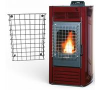 Griglia salvaustioni mini 30,5x8xH40 cm con 4 elementi a calamita per stufa